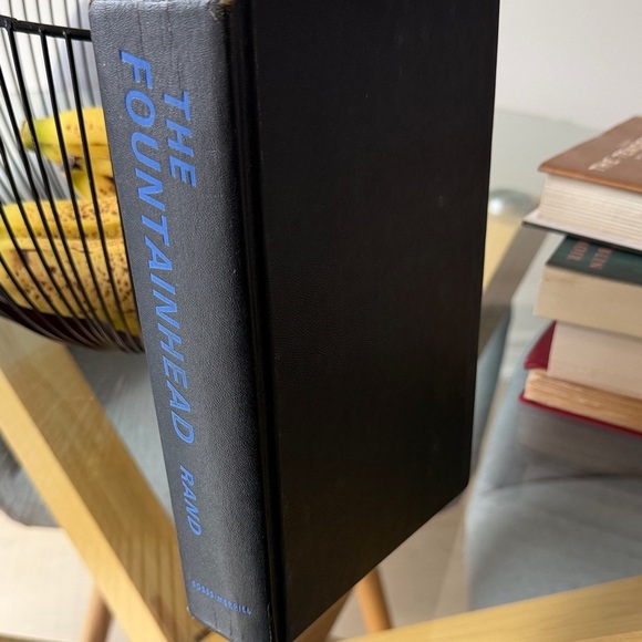 Bobbs-Merrill Other - The Fountainhead Classic Hardcover Book - By Ayn Rand